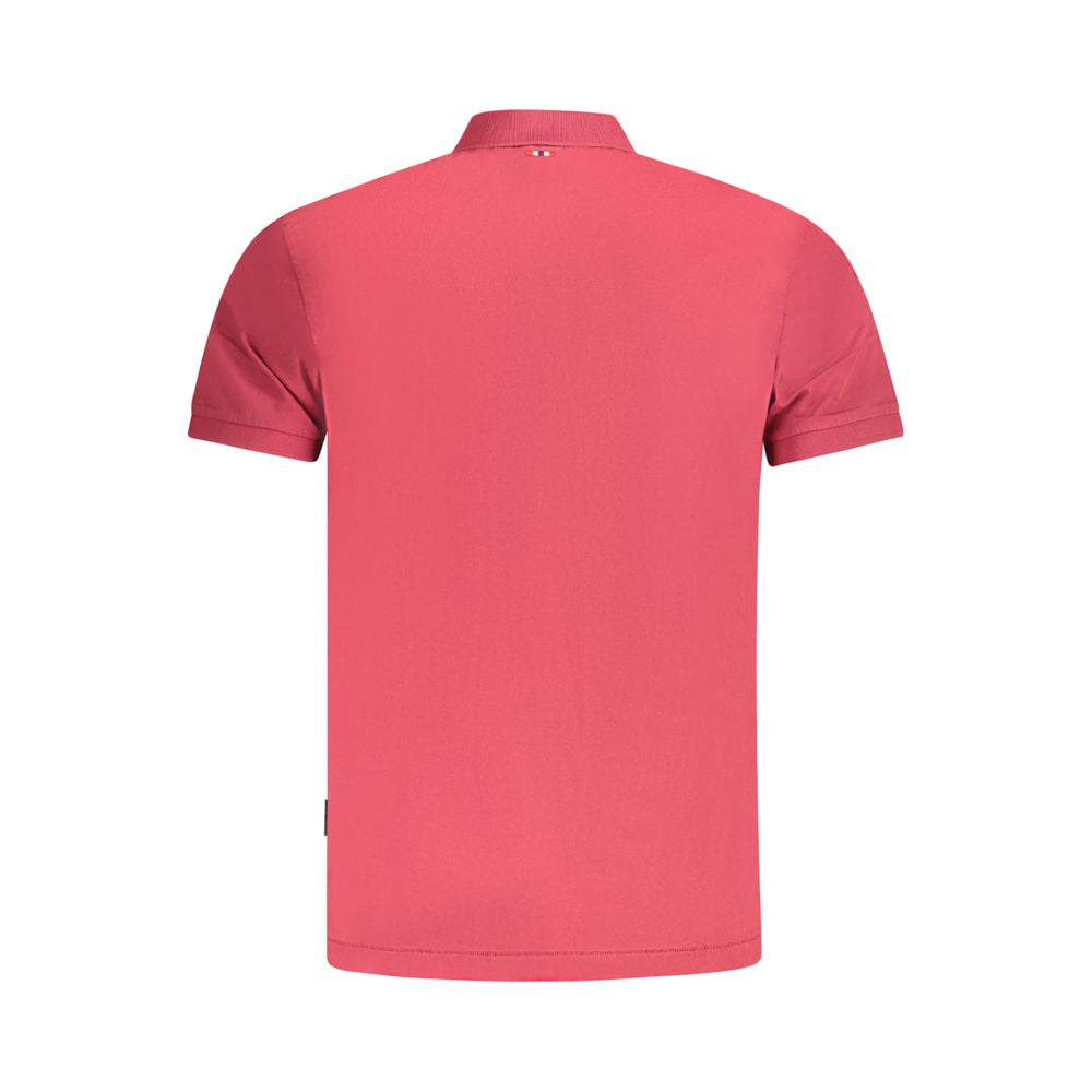 Napapijri Cotton Polo Shirt in Red