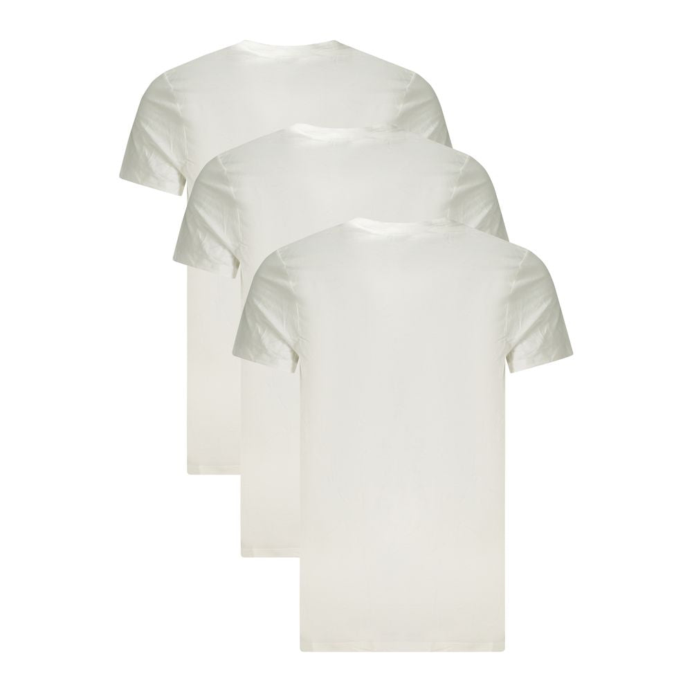 Calvin Klein Weißes Baumwoll-T-Shirt für Herren