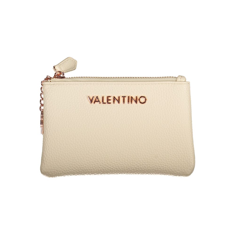 Mario Valentino Beige Polyethylene Damen Geldbörse