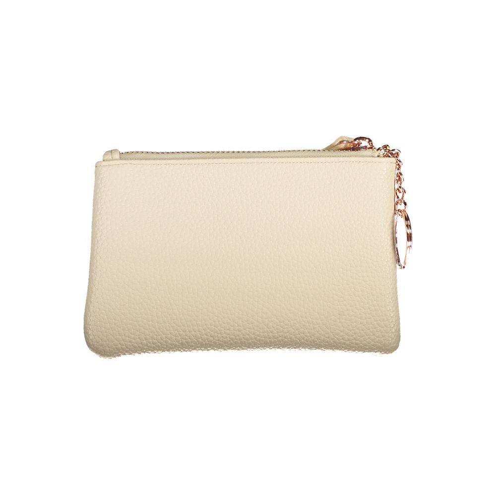 Mario Valentino Beige Polyethylene Damen Geldbörse