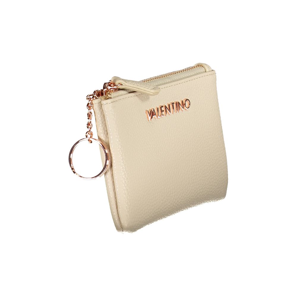 Mario Valentino Beige Polyethylene Damen Geldbörse
