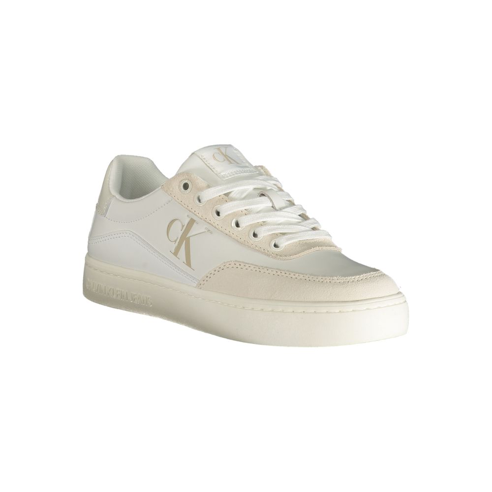 Calvin Klein sneakers made of white polyester