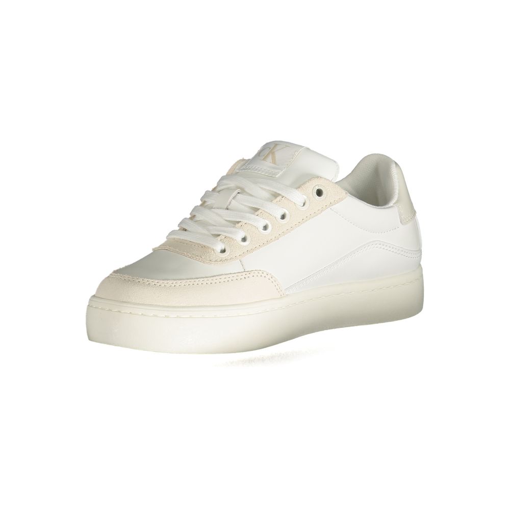 Calvin Klein sneakers made of white polyester