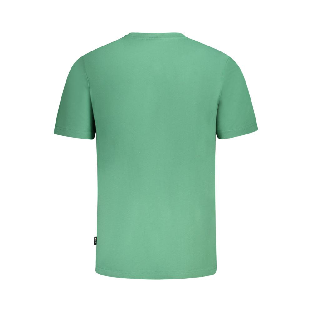 Fila Verde Baumwoll-T-Shirt für Herren