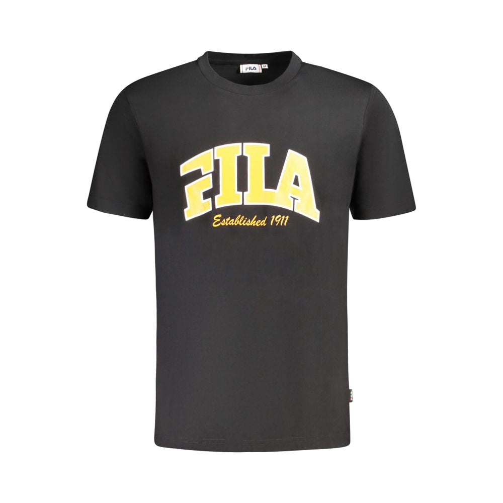Fila Baumwoll-T-Shirt in Schwarz