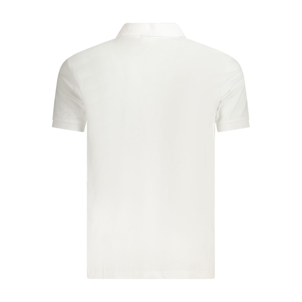 Fila Weißes Poloshirt aus Baumwolle für Herren