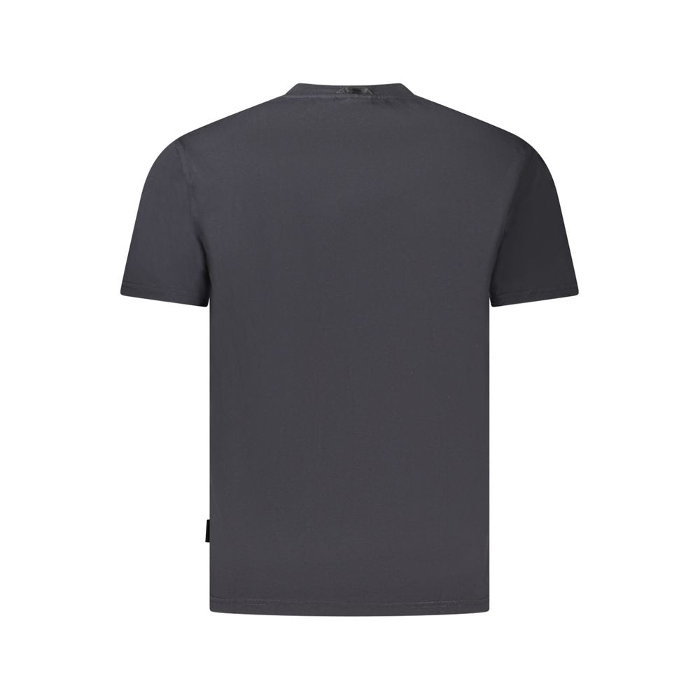 Napapijri Schwarzes Baumwoll-T-Shirt für Herren