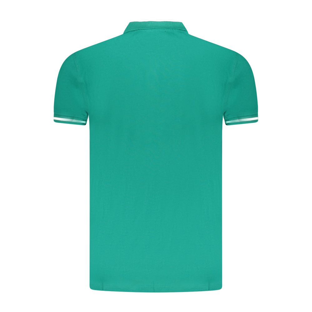 Cavalli Class Grünes Polohemd aus Baumwolle