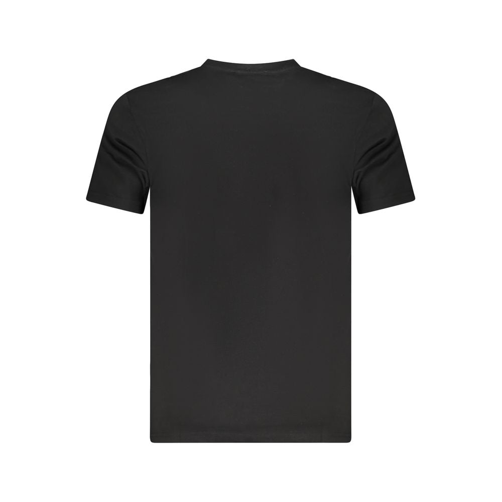 Cavalli Class Schwarzes Baumwoll-T-Shirt für Herren