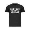 Cavalli Class Schwarzes Baumwoll-T-Shirt für Herren