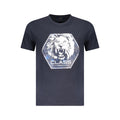 Cavalli Class Blu Baumwoll-T-Shirt für Herren