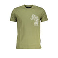 Cavalli Class Verde Baumwoll-T-Shirt für Herren