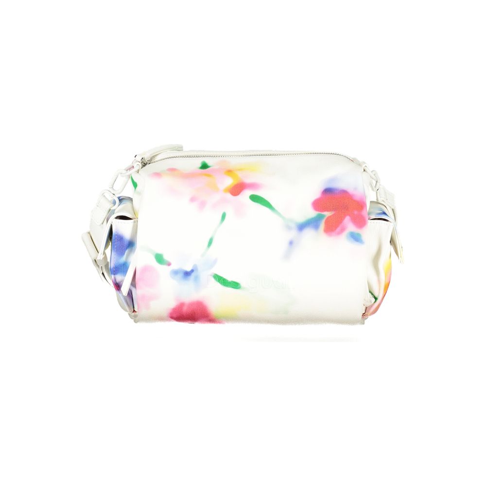 Desigual Weiße Polyethylen-Handtasche