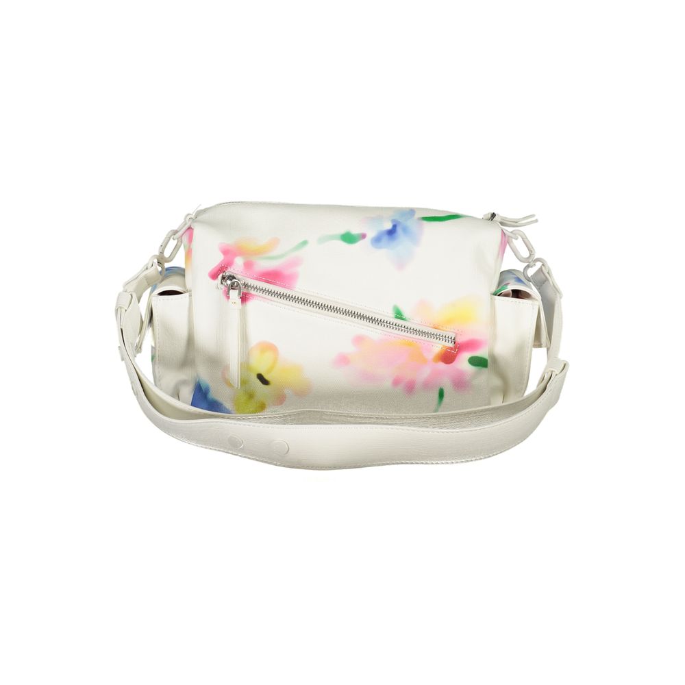 Desigual Weiße Polyethylen-Handtasche
