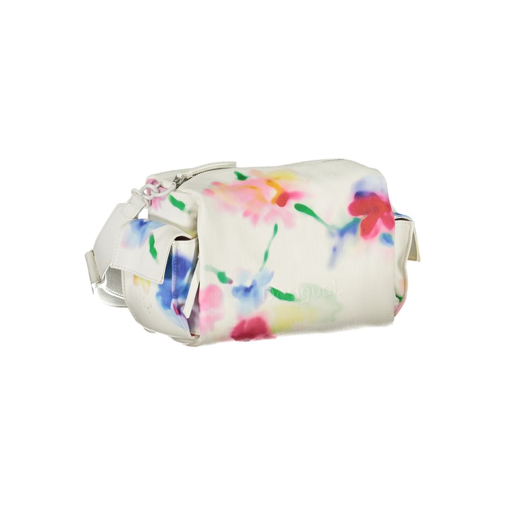 Desigual Weiße Polyethylen-Handtasche