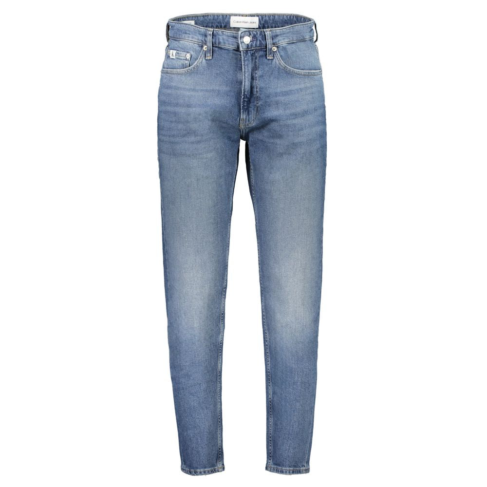 Calvin Klein Men's Blue Cotton Jeans