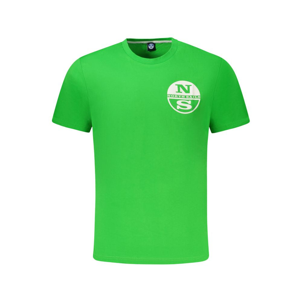 North Sails Verde Baumwoll-T-Shirt für Herren