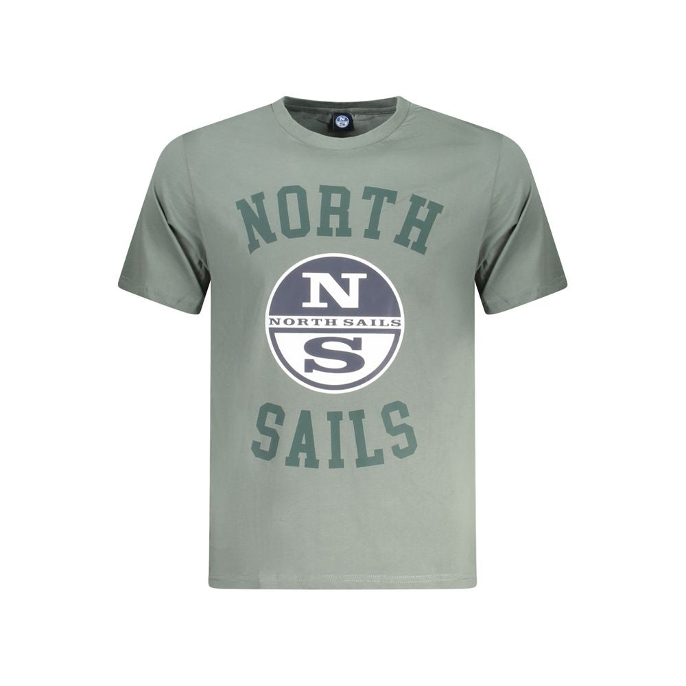 North Sails Verde Baumwoll-T-Shirt für Herren