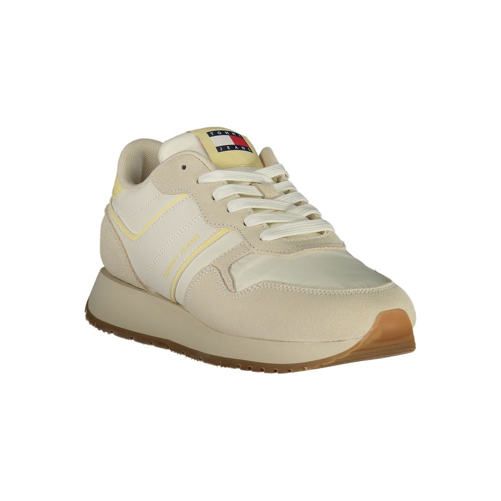 Tommy Hilfiger Beige Polyester Sneakers