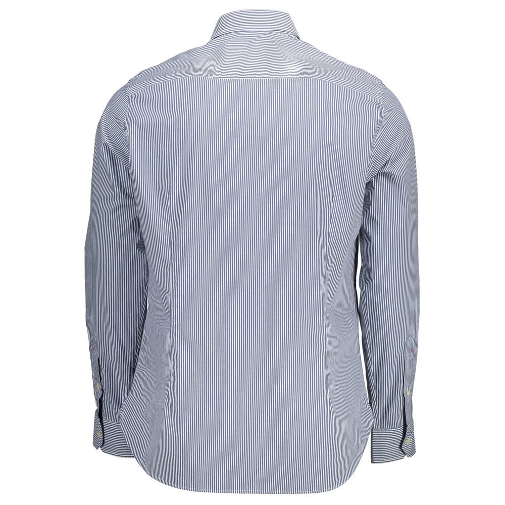 U.S. POLO ASSN. Herrenhemd aus blauer Baumwolle