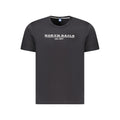 North Sails Schwarzes Baumwoll-T-Shirt für Herren