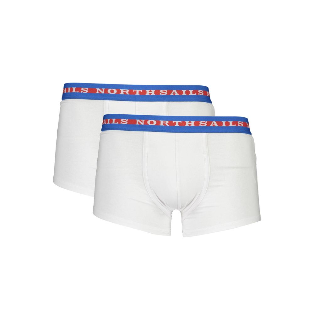 North Sails Weiße Herren-Boxershorts aus Baumwolle