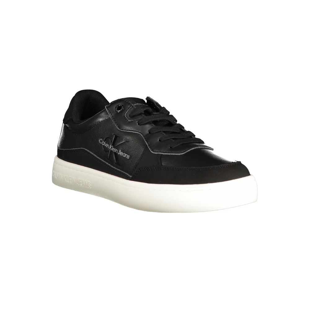 Calvin Klein Simple black trainers with contrast detailing