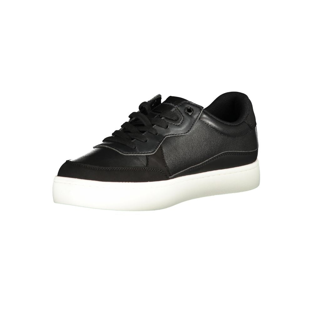Calvin Klein Simple black trainers with contrast detailing