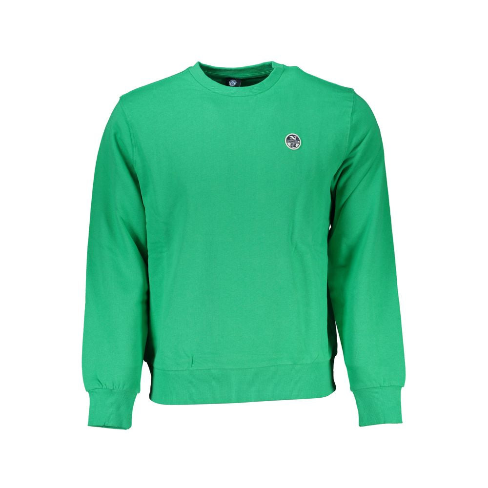North Sails Men's Green Cotton Sweater