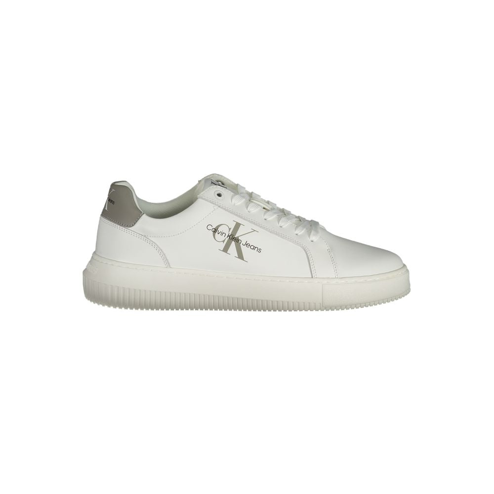 Calvin Klein Sneaker aus weißem Polyester