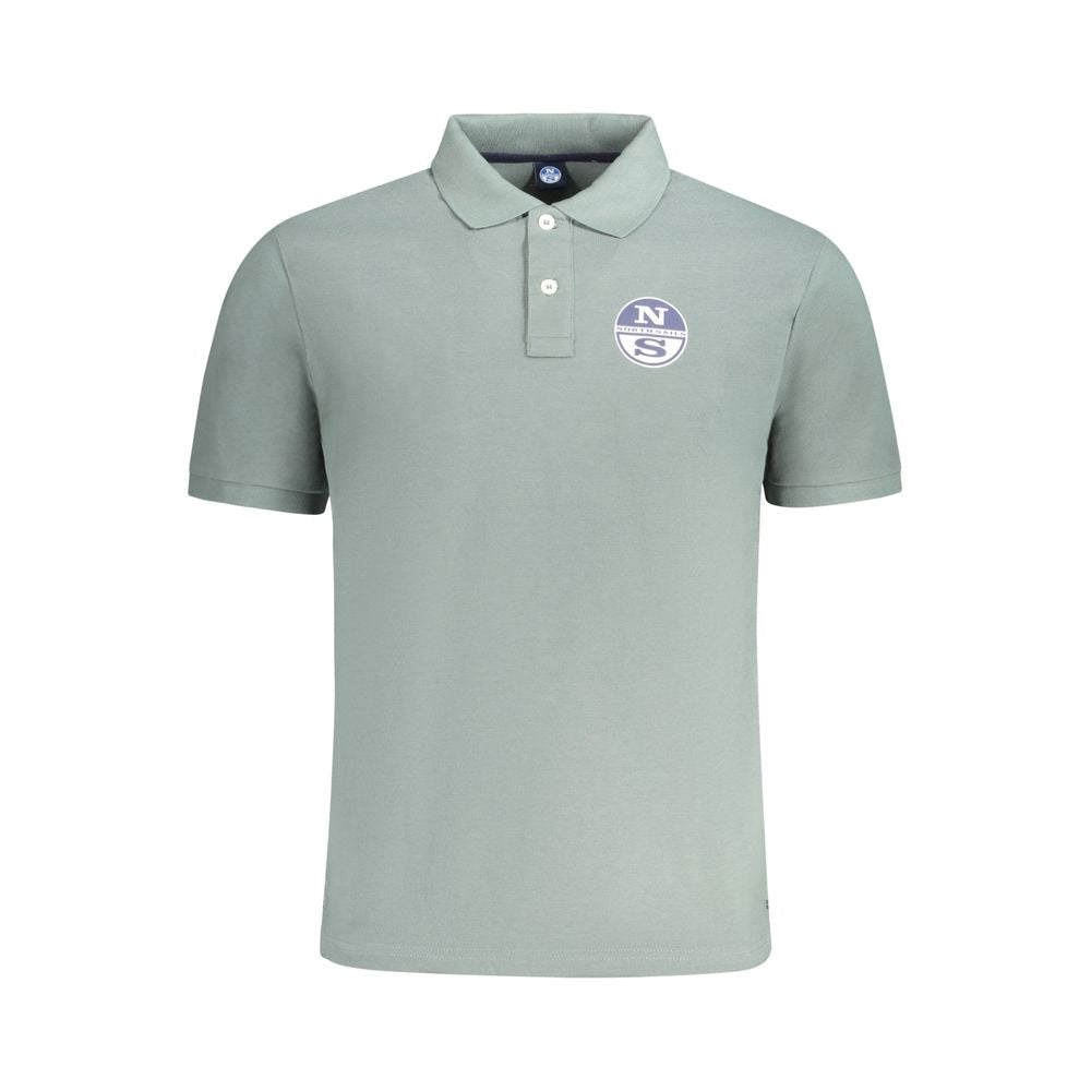 North Sails Cotton Polo Shirt in Green