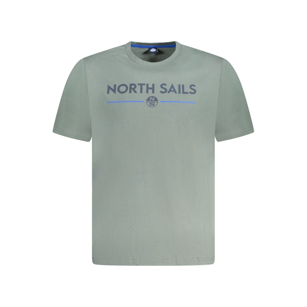 North Sails Verde Baumwoll-T-Shirt für Herren