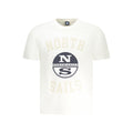 North Sails Weißes Baumwoll-T-Shirt für Herren