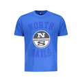North Sails Blaues Baumwoll-T-Shirt für Herren