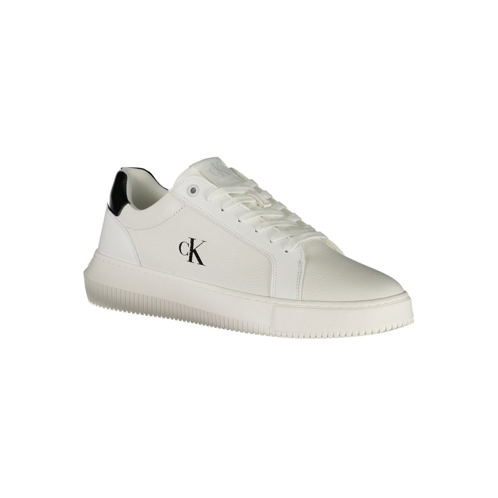 Calvin Klein Bianco Polyurethane Herren Sneaker