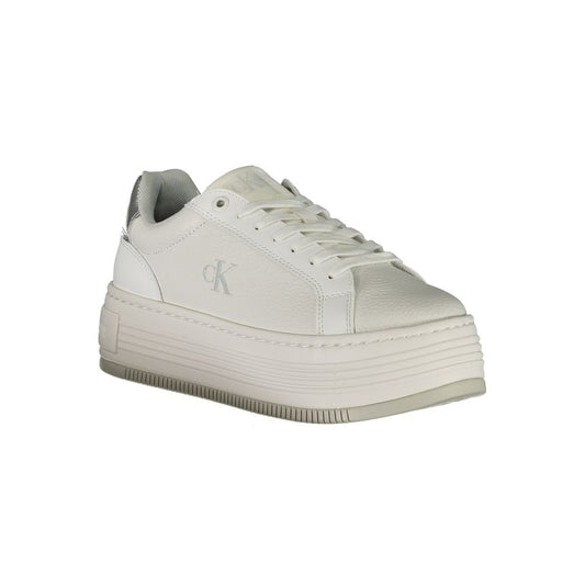 Calvin Klein Weißes Leder Damen Sneaker