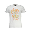 Cavalli Class Bianco Baumwoll-T-Shirt für Herren