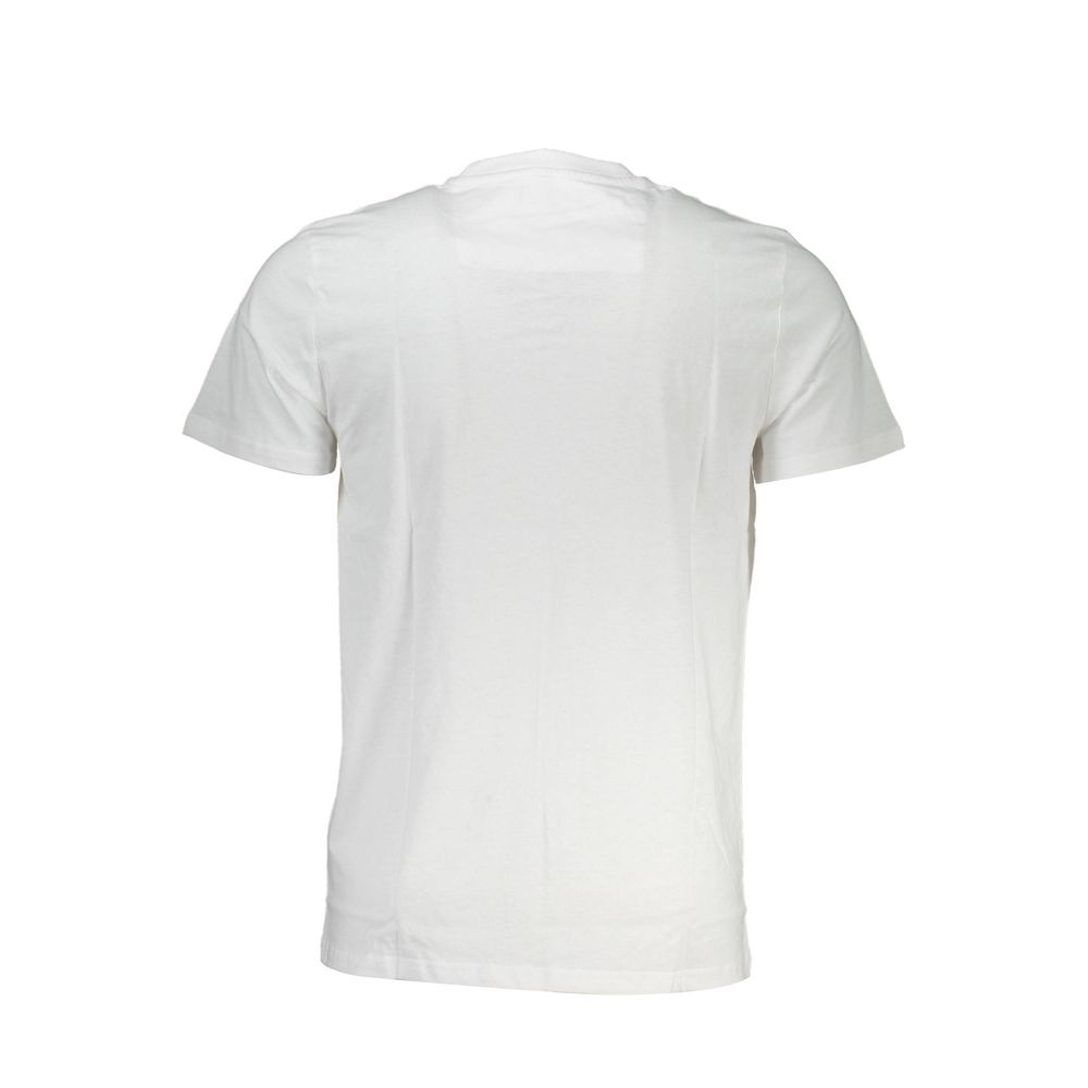 Cavalli Class Bianco Baumwoll-T-Shirt für Herren