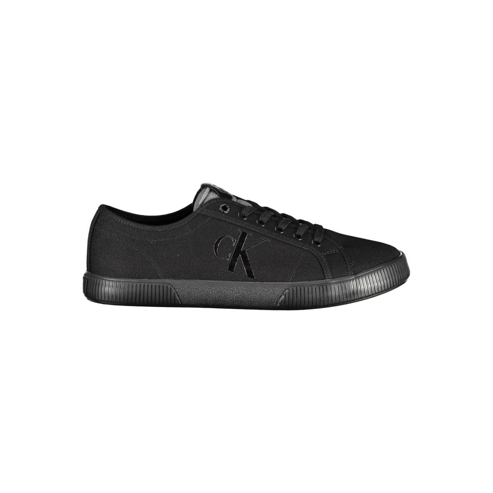 Calvin Klein Black Cotton Men's Sneakers