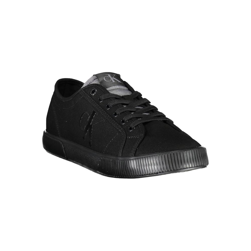 Calvin Klein Black Cotton Men's Sneakers