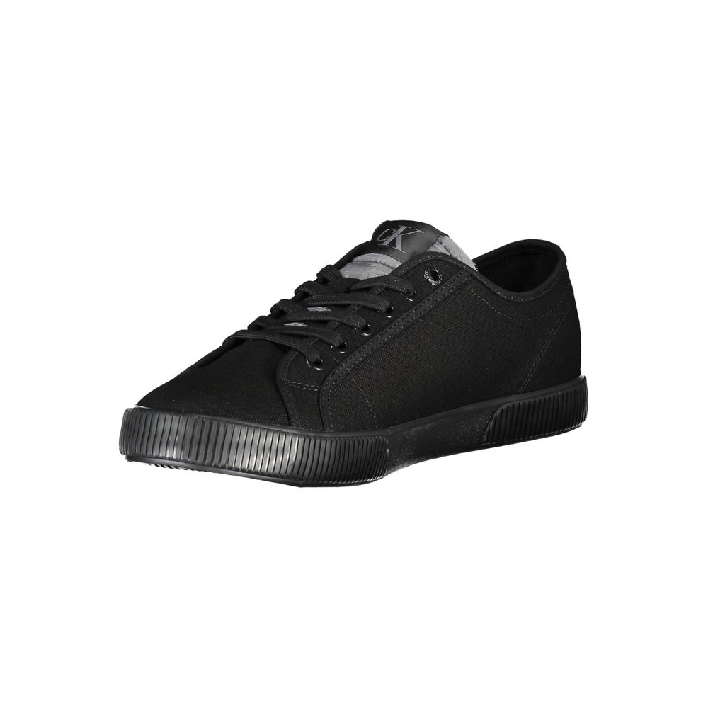 Calvin Klein Black Cotton Men's Sneakers