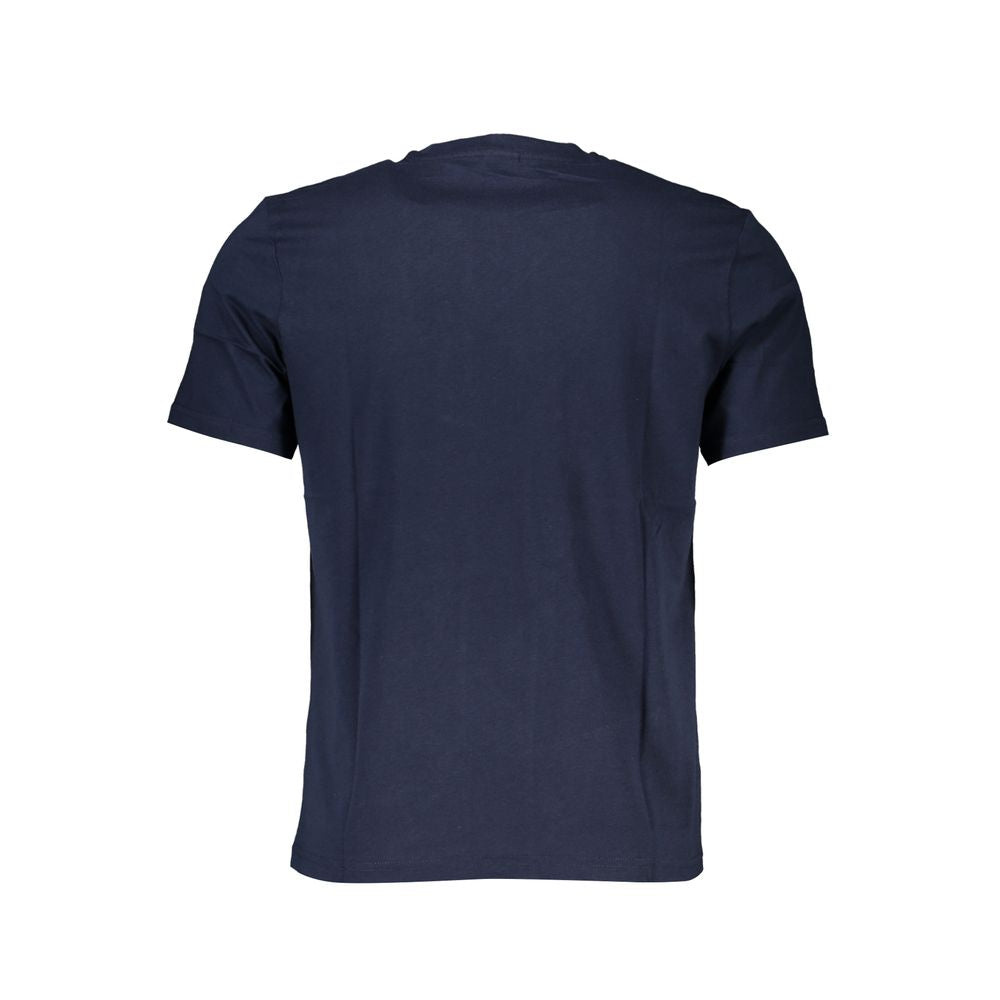 North Sails Blaues Baumwoll-T-Shirt für Herren