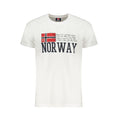 Norway 1963 Weißes Herren-T-Shirt aus Baumwolle