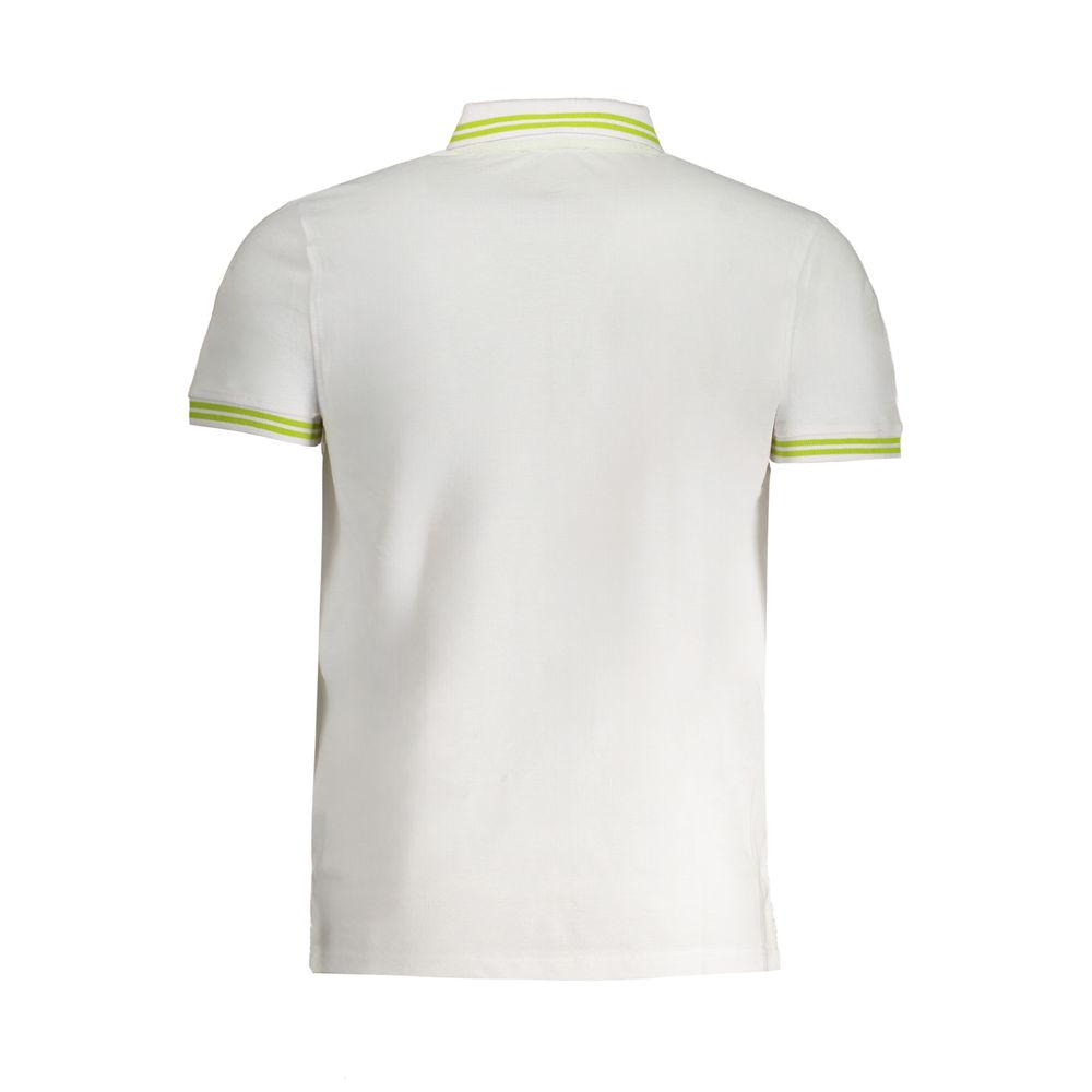 Cavalli Class Weißes Poloshirt aus Baumwolle für Herren
