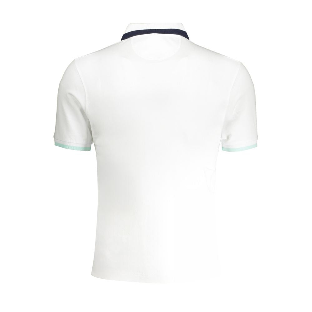 La Martina Weißes Herren-Poloshirt aus Baumwolle