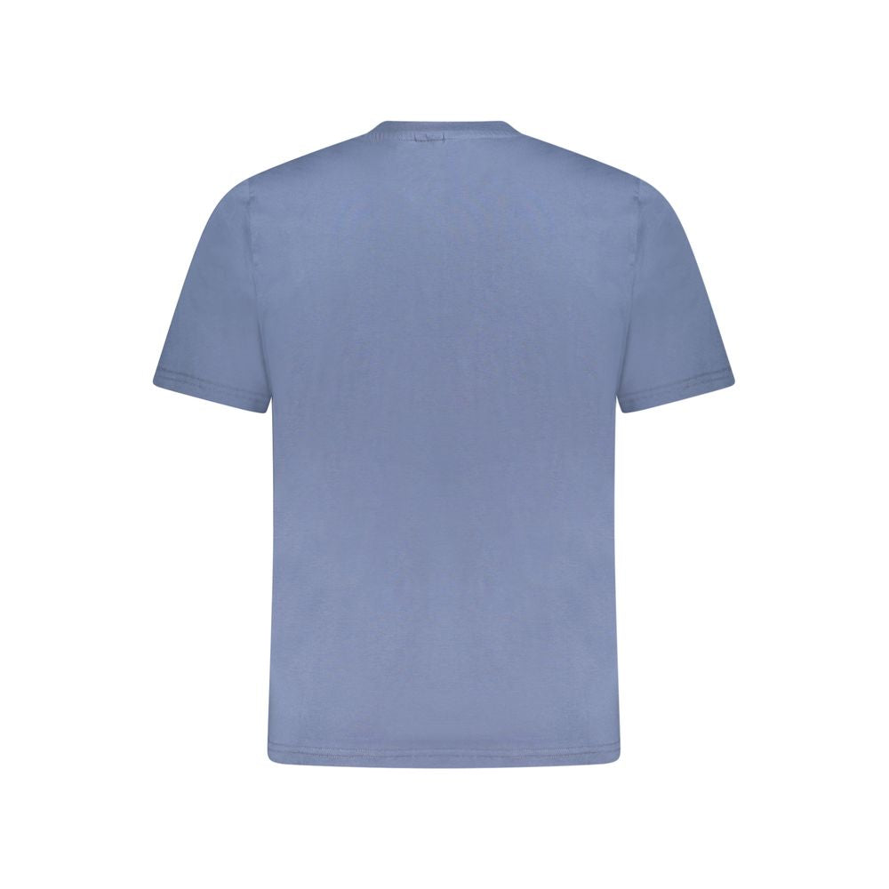 North Sails Blu Baumwoll-T-Shirt für Herren