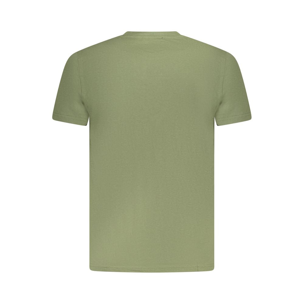 Cavalli Class Verde Baumwoll-T-Shirt für Herren