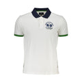 La Martina Bianco Baumwoll-Herrenpoloshirt