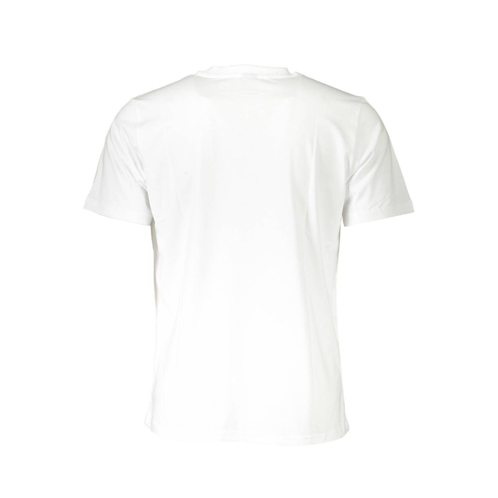 North Sails Bianco Baumwoll-T-Shirt für Herren