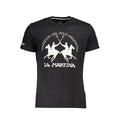 La Martina Black Cotton T-Shirt